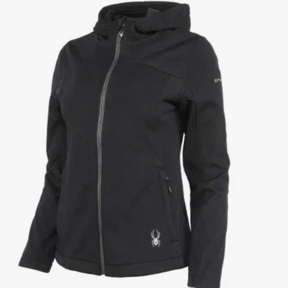 Spyder Jackets & Blazers - Spyder Women's Alyce Full Zip Soft Shell Hooded Jacket - M